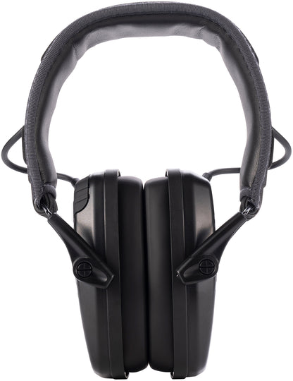 TacGuru CyberMuff E – Electronic Shooting Ear Protection Earmuffs, NRR 24 dB, Gun Range Hearing Protection for Shooters