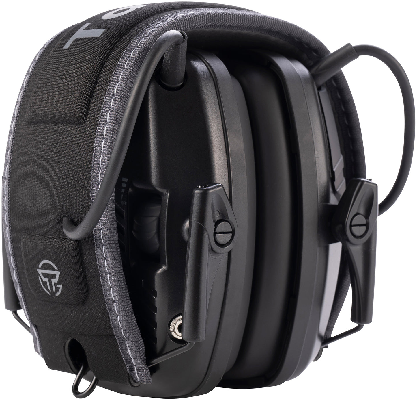 TacGuru CyberMuff E – Electronic Shooting Ear Protection Earmuffs, NRR 24 dB, Gun Range Hearing Protection for Shooters