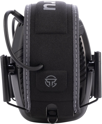 TacGuru CyberMuff E – Electronic Shooting Ear Protection Earmuffs, NRR 24 dB, Gun Range Hearing Protection for Shooters