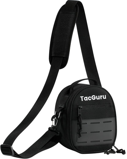 TacGuru Premium Shooting Earmuffs Bag, Protective Ear Protection Case, Universal Fit for Most Slim Profile Foldable Earmuffs
