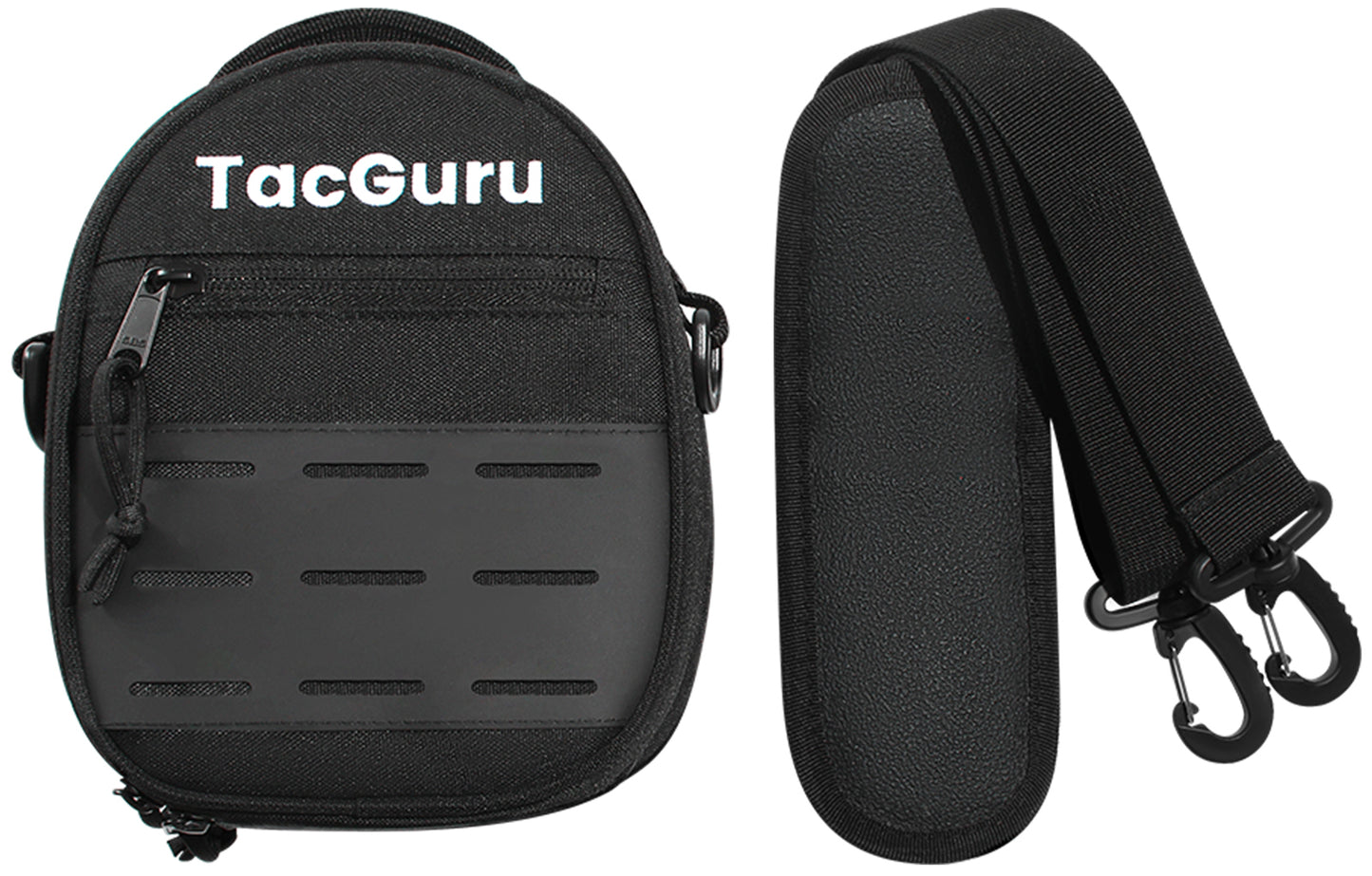 TacGuru Premium Shooting Earmuffs Bag, Protective Ear Protection Case, Universal Fit for Most Slim Profile Foldable Earmuffs