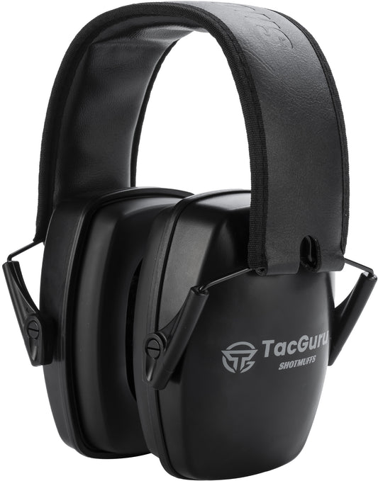 TacGuru SHOTMUFFS A Lite – Passive Shooting Ear Protection Earmuffs, NRR 25 dB, Gun Range Hearing Protection for Shooters
