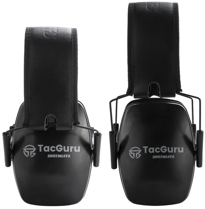 TacGuru SHOTMUFFS B Lite – Passive Shooting Ear Protection Earmuffs, NRR 27 dB, Gun Range Hearing Protection for Shooters