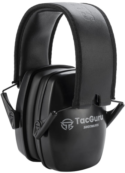 TacGuru SHOTMUFFS B Lite – Passive Shooting Ear Protection Earmuffs, NRR 27 dB, Gun Range Hearing Protection for Shooters