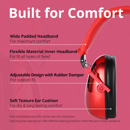 TacGuru 130 Gemstones Edition, Kids Ear Protection Earmuffs, Hearing Protection for Kids, One Size for 3-16 Yr Old