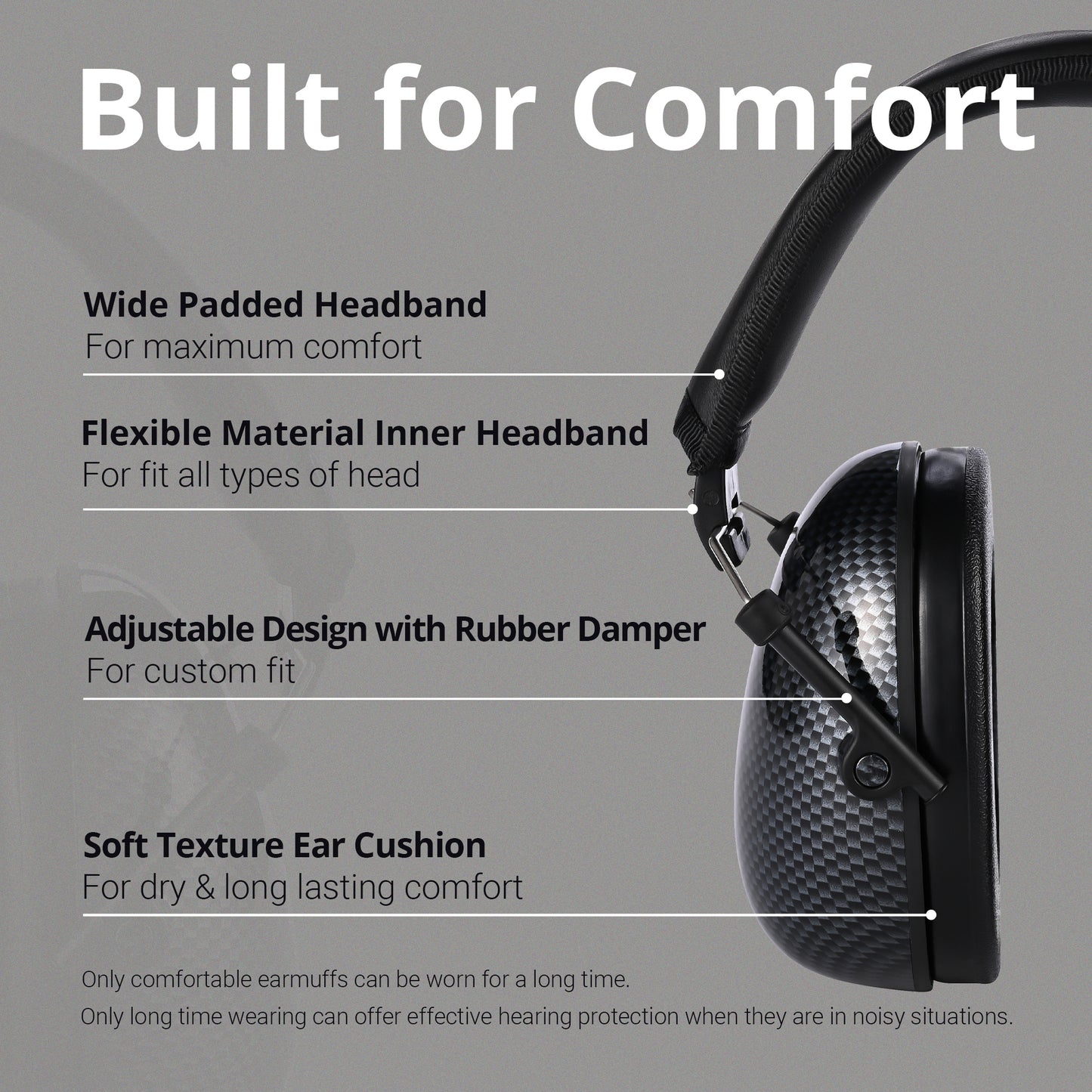 TacGuru 130 Special Edition, Kids Ear Protection Earmuffs, Hearing Protection for Kids, One Size for 3-16 Yr Old