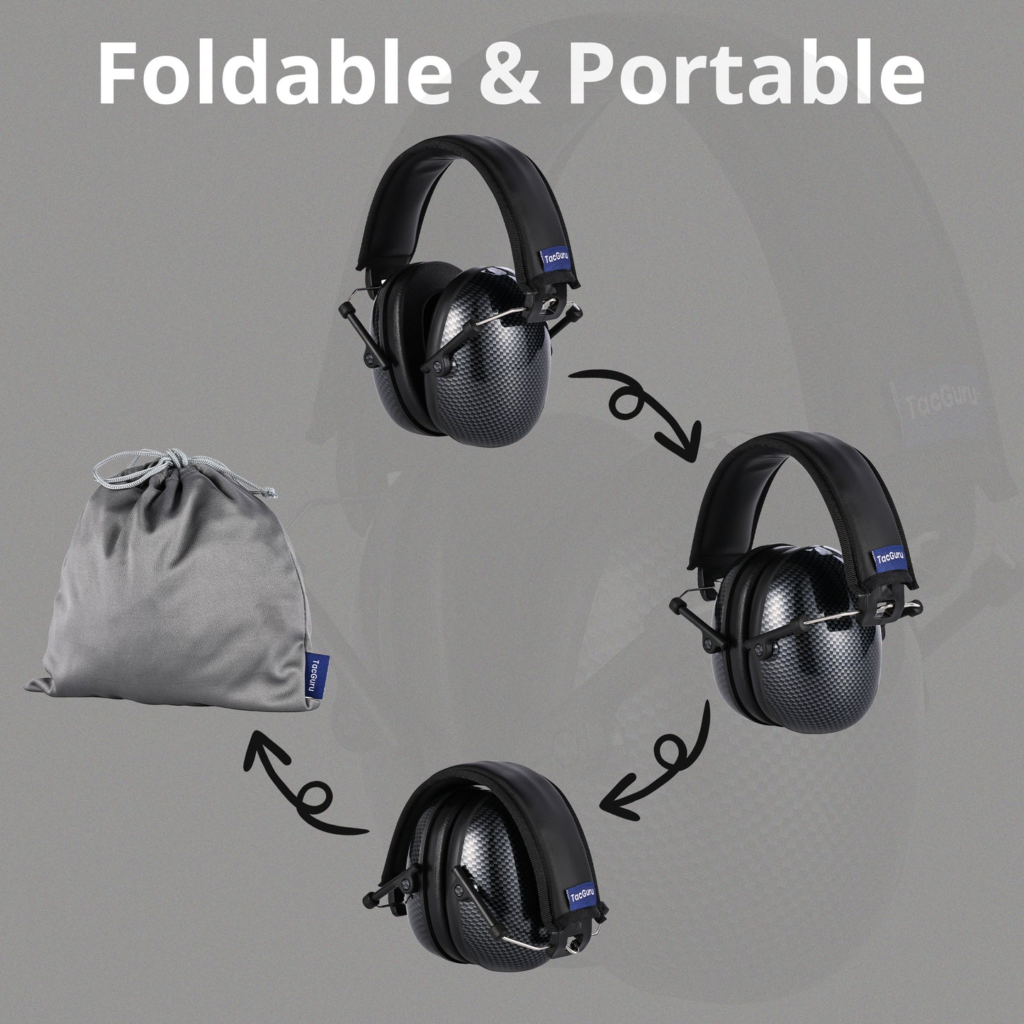 TacGuru 130 Special Edition, Kids Ear Protection Earmuffs, Hearing Protection for Kids, One Size for 3-16 Yr Old