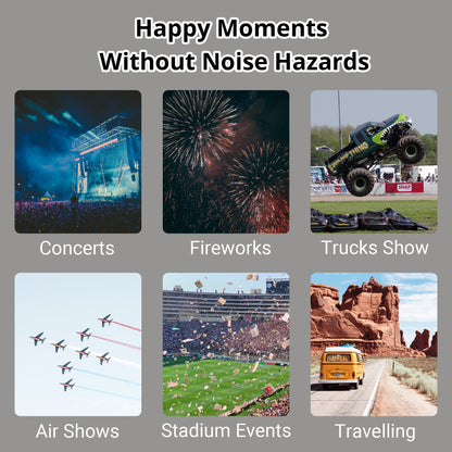 TacGuru 130 Solid Color Edition, Kids Ear Protection Earmuffs, Hearing Protection for Kids, One Size for 3-16 Yr Old