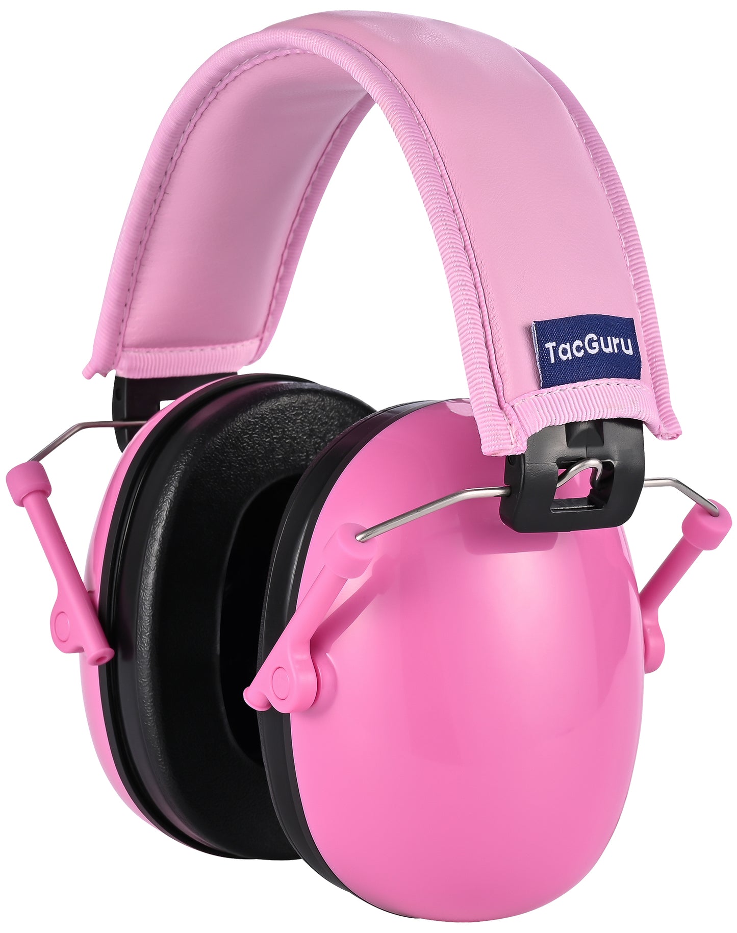 TacGuru 130 Solid Color Edition, Kids Ear Protection Earmuffs, Hearing Protection for Kids, One Size for 3-16 Yr Old